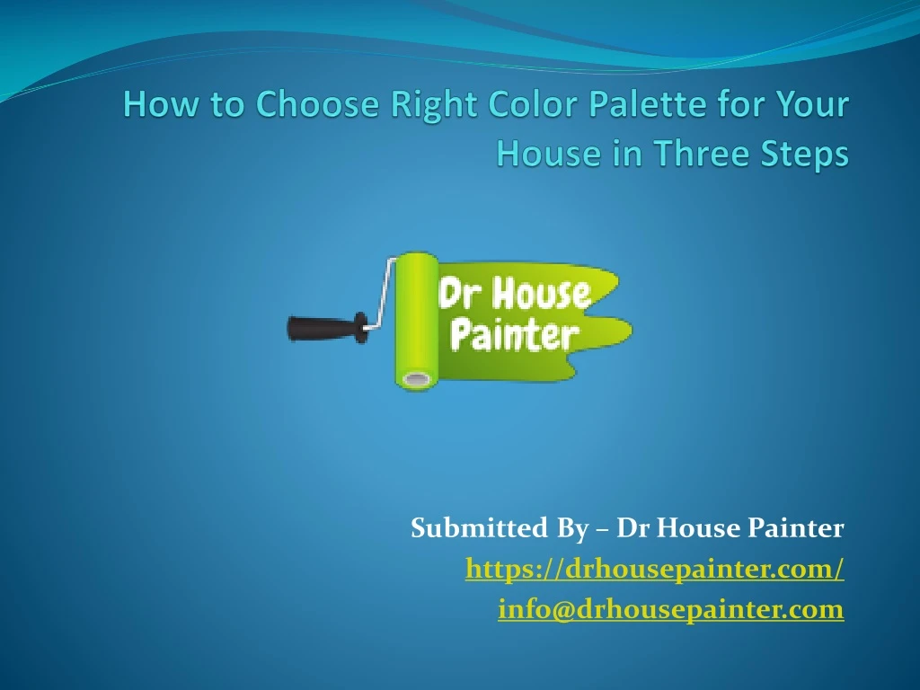 how to choose right color palette for your house in three steps