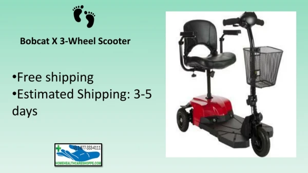 Bobcat X 3-Wheel Scooter