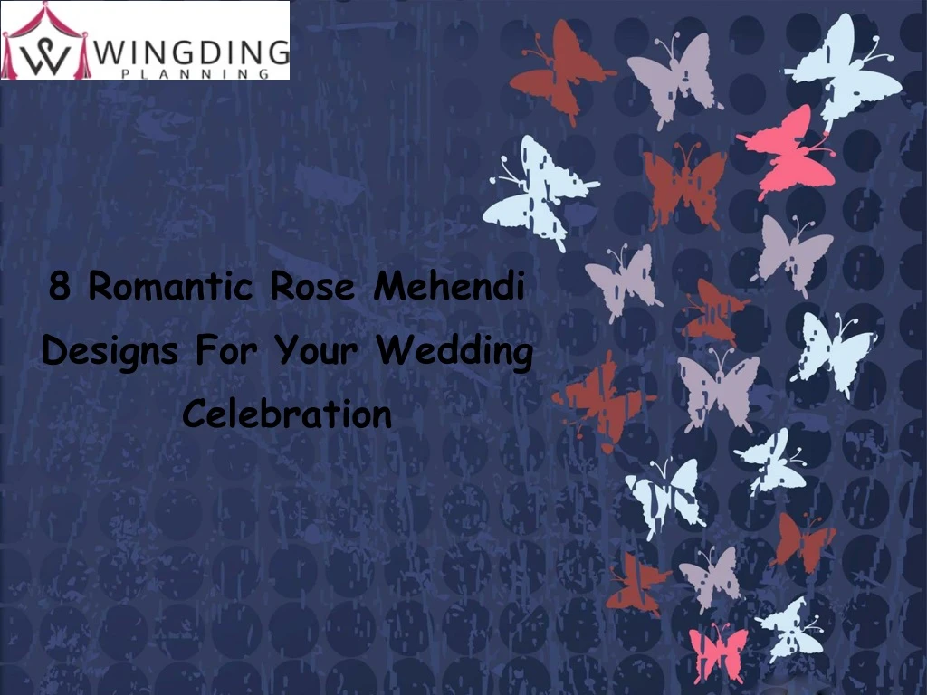 8 romantic rose mehendi designs for your wedding