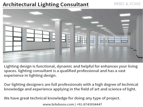 Architectural Lighting Consultant