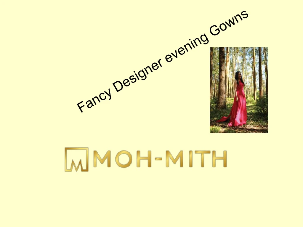fancy designer evening gowns