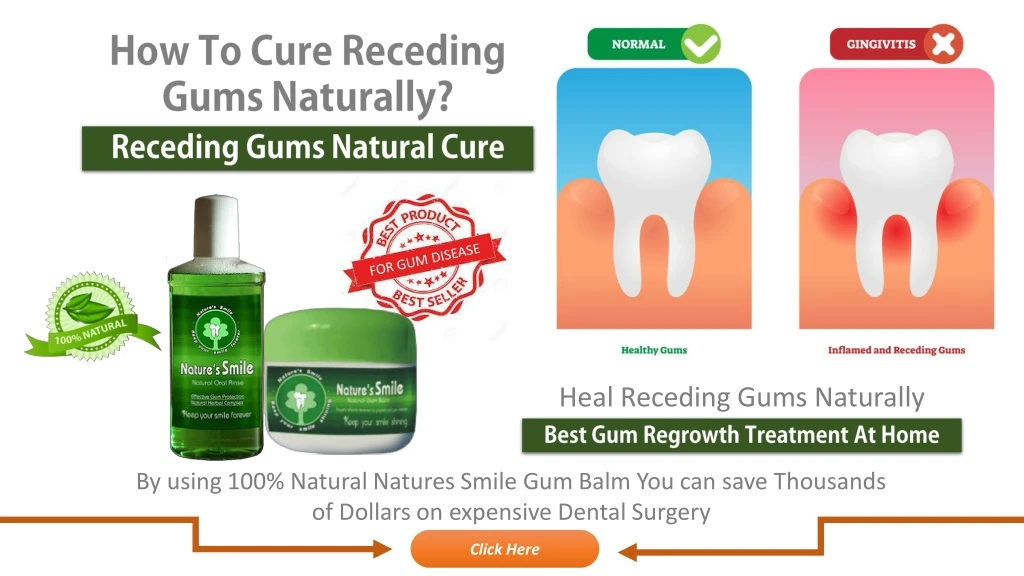 heal receding gums naturally