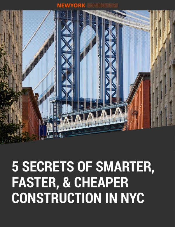 5 Secrets of Smarter, Faster, & Cheaper Construction In NYC