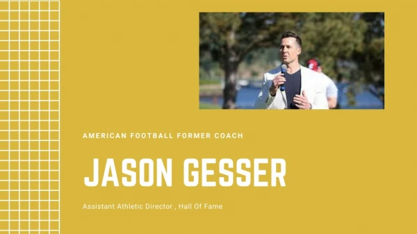 Jason Gesser (Football Coach)