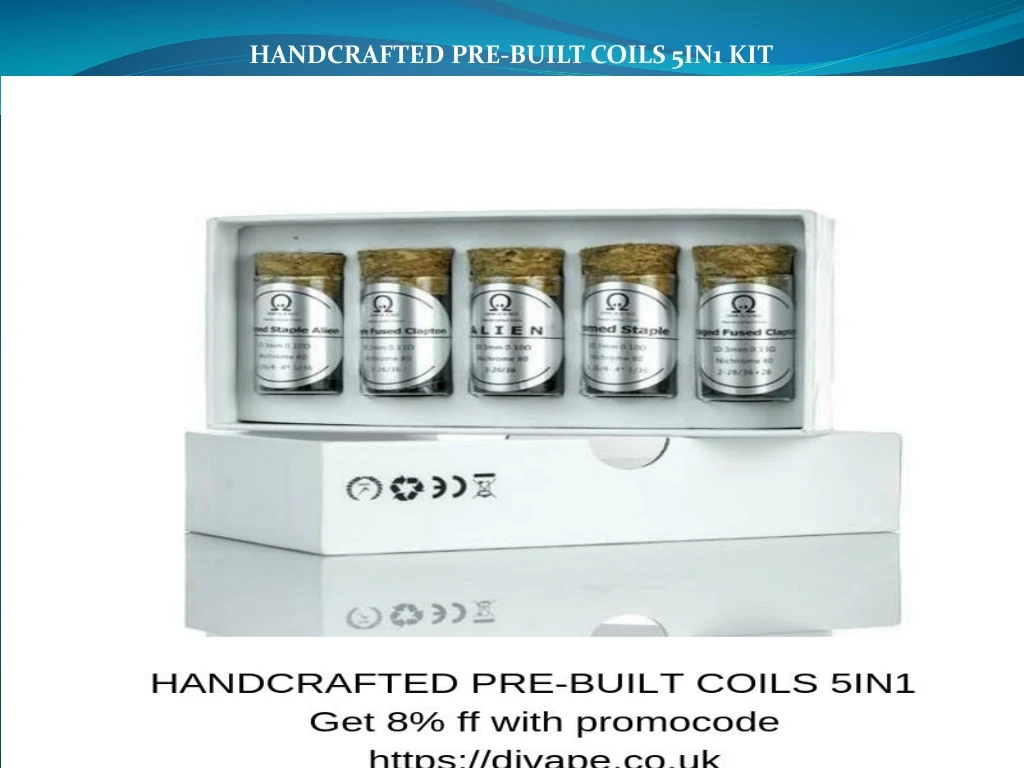 handcrafted pre built coils 5in1 kit