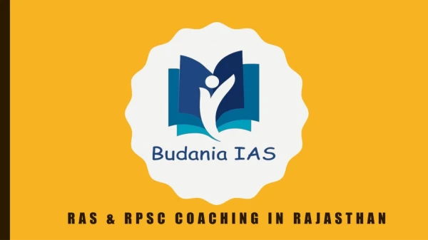 Ras and RPSC Coaching in Rajasthan