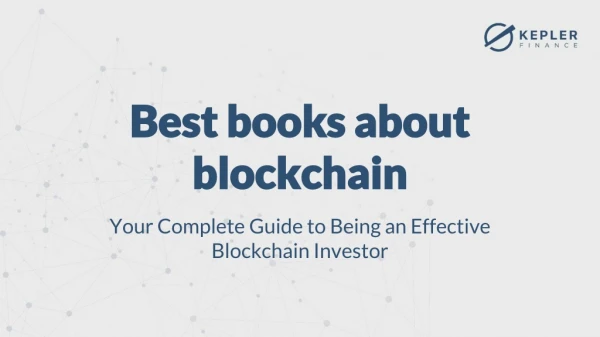 Best books about blockchain