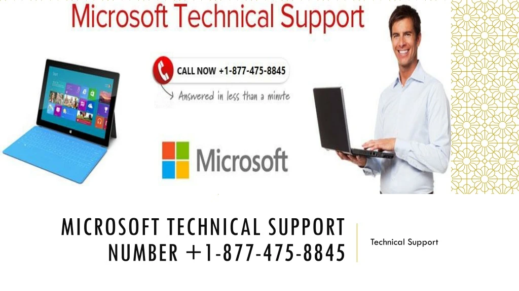 microsoft technical support number 1 877 475 8845