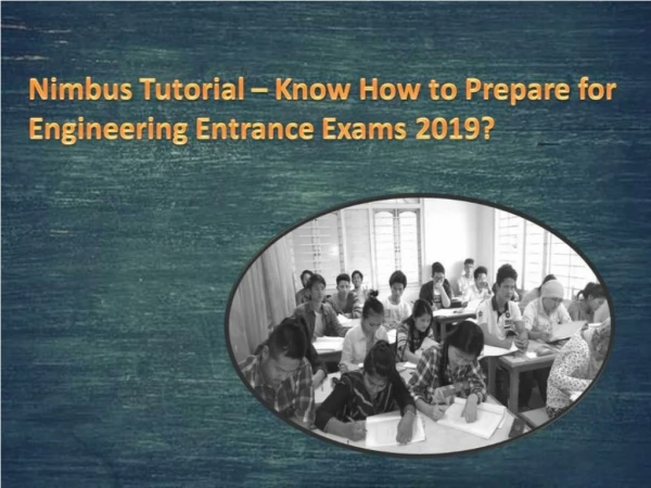 Prepare for Engineering Entrance Exams by Nimbus Tutorial