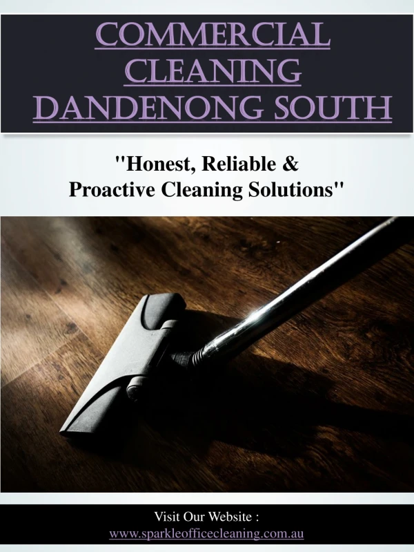 Commercial Cleaning Dandenong South