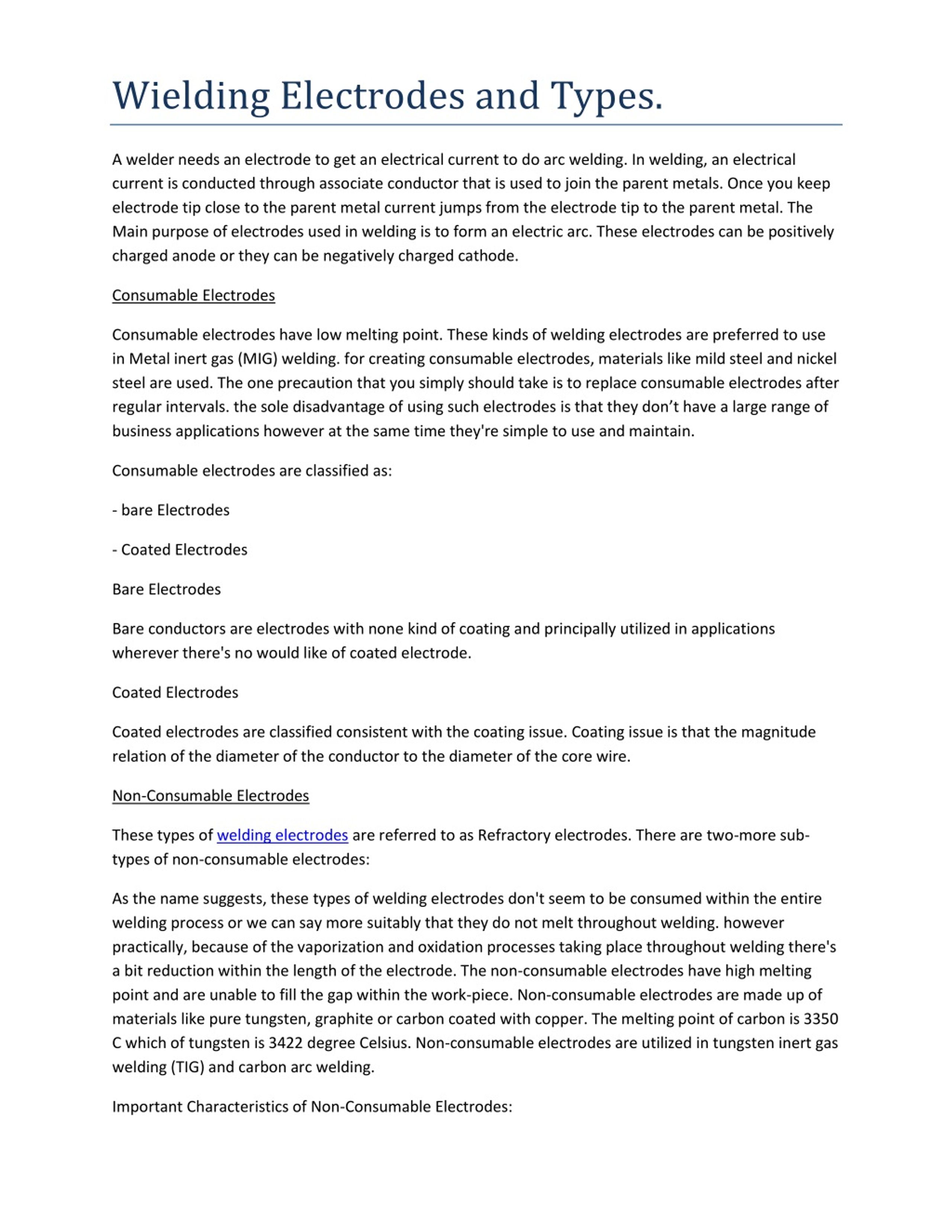 PPT - Welding Electrodes and Types PowerPoint Presentation, free ...