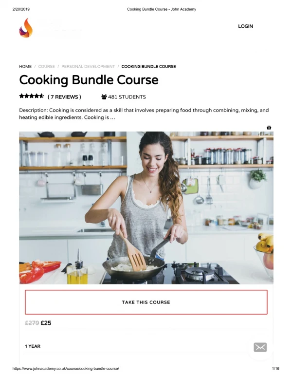 Cooking Bundle Course - John Academy
