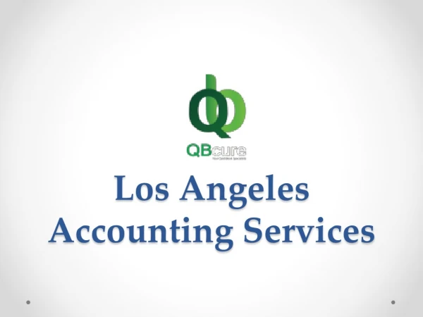 Los Angeles Accounting Services - qbcure.com