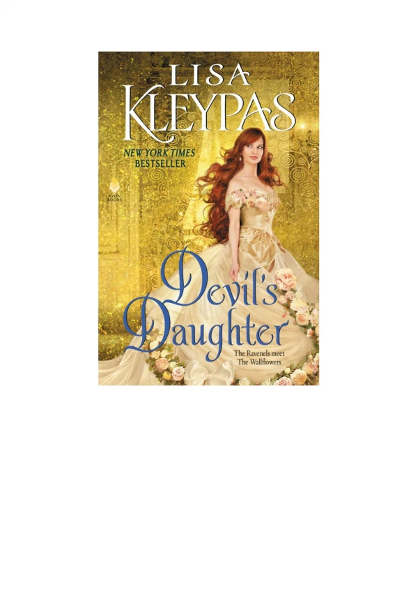 [PDF] Devil's Daughter By Lisa Kleypas Free eBook Downloads