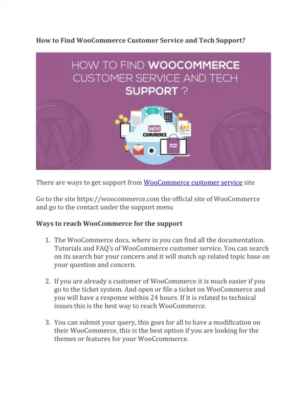 Call: 1-800-556-3577| How to Find Woocommerce Customer Service and Tech Support?