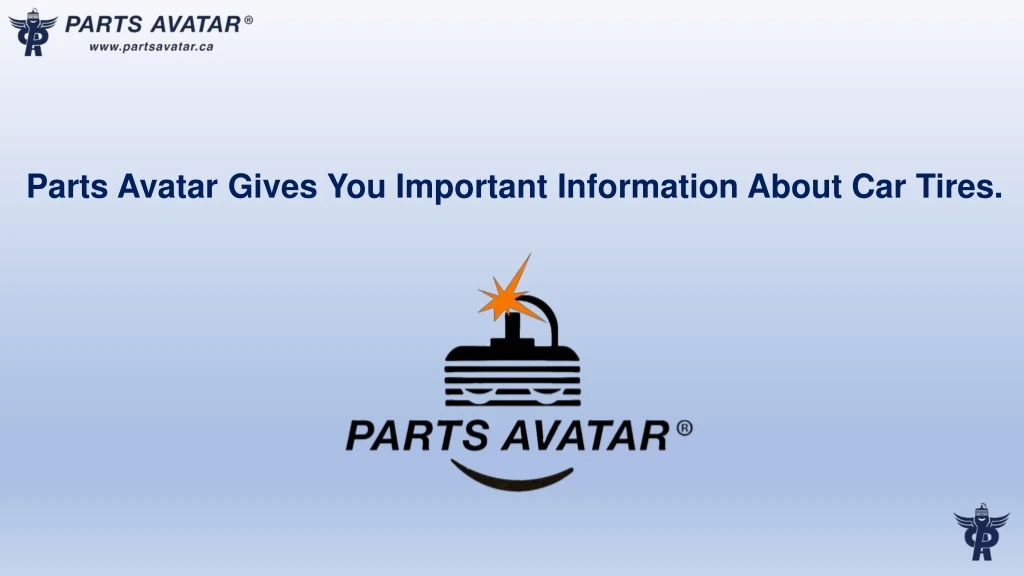 parts avatar gives you important information