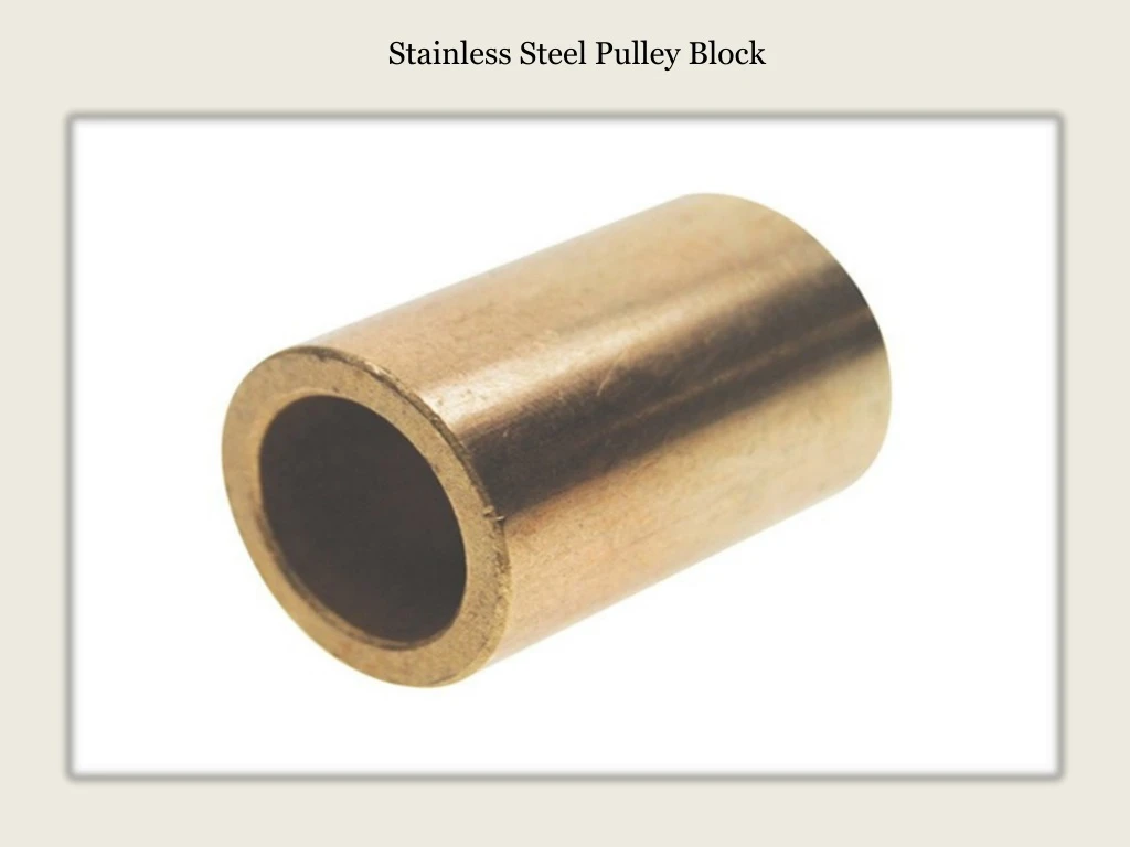 stainless steel pulley block