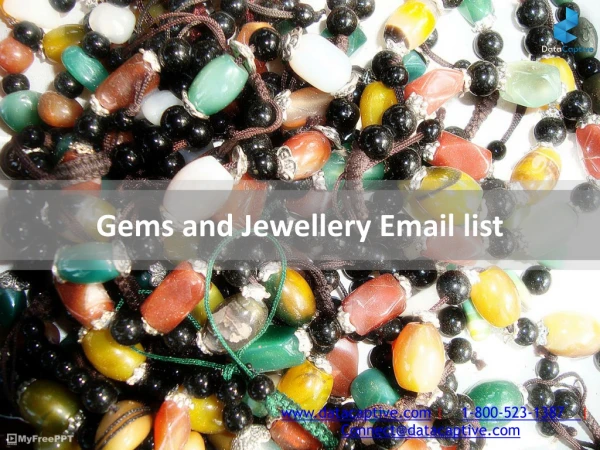 Gems and Jewellery Email List | Gems and Jewellery Mailing Database