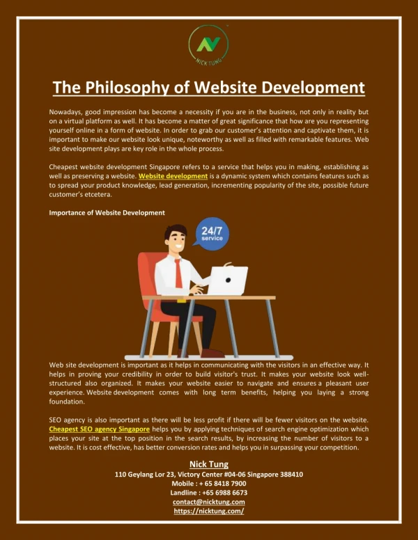 The Philosophy of Website Development
