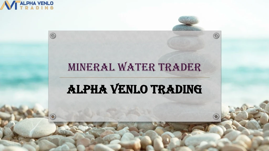 mineral water trader