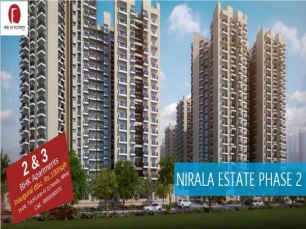 Why Investor Ist Choice Nirala Estate 2 in Noida Extension @ 9560090070