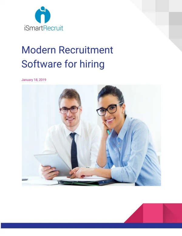Modern Recruitment Software for hiring