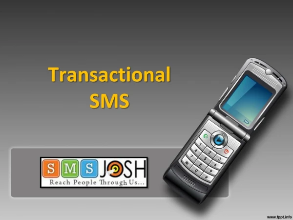 Transactional Bulk SMS, Send Transactional SMS Online India - SMSjosh