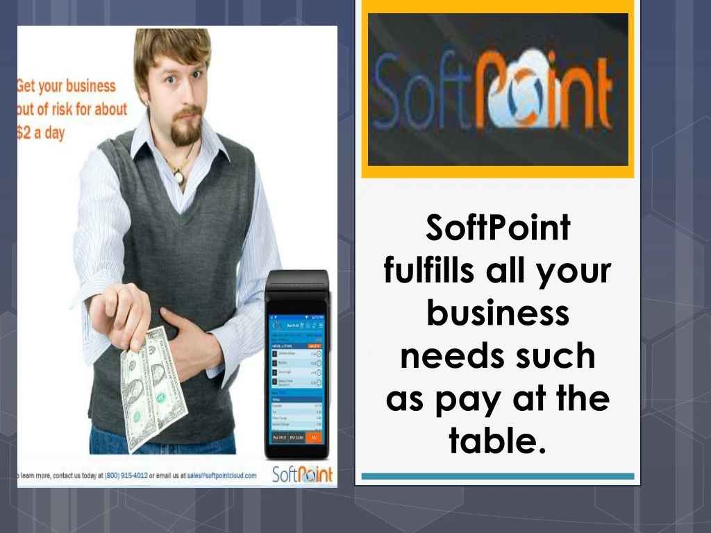 softpoint fulfills all your business needs such