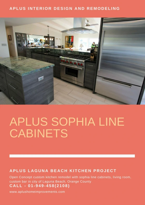 Aplus Sophia Line Cabinets kitchen