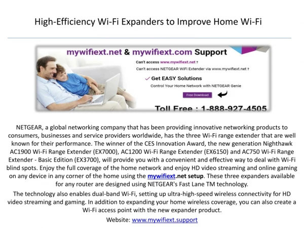 High-Efficiency Wi-Fi Expanders to improve home Wi-Fi