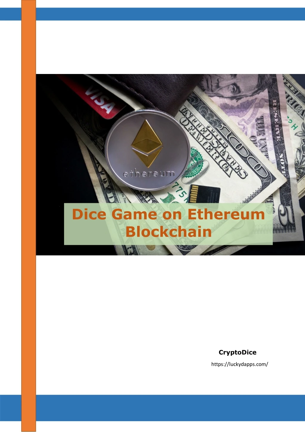 dice game on ethereum blockchain