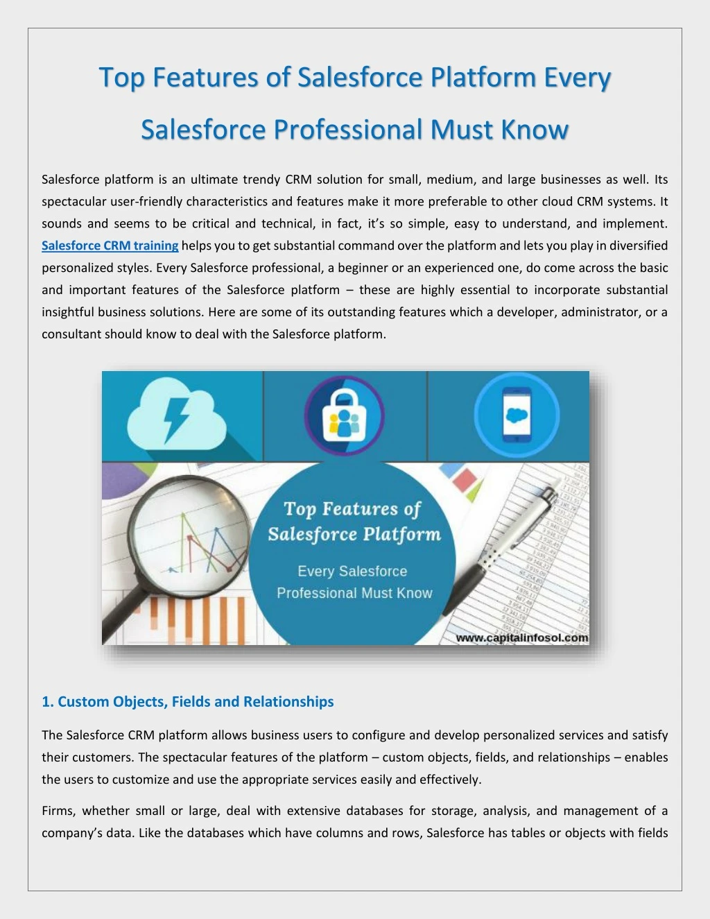 top features of salesforce platform every