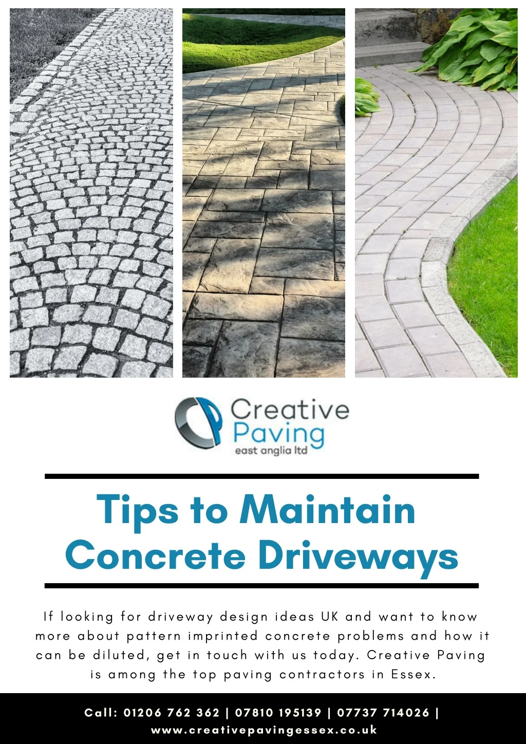 tips to maintain concrete driveways