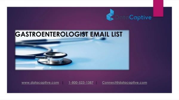 Gastroenterologist Email List | Gastroenterology Mailing Database
