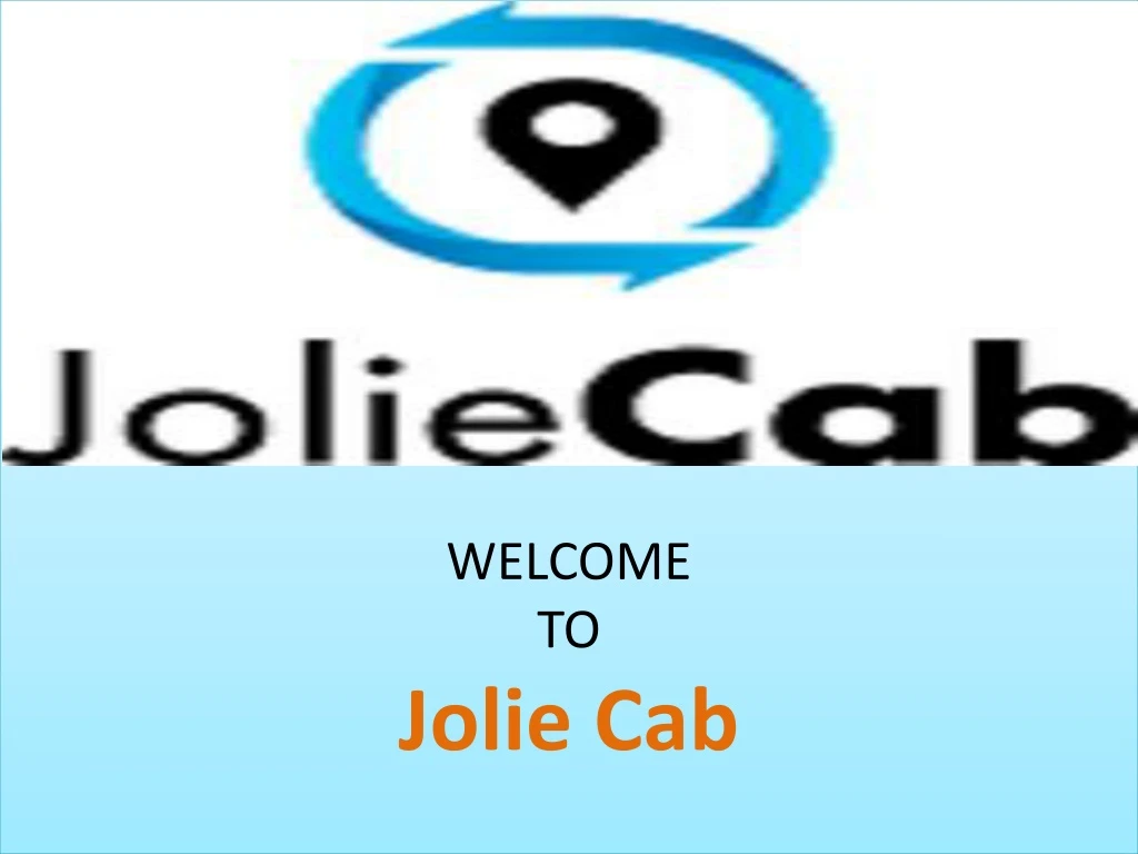 welcome to jolie cab