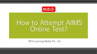 How to attempt aiims online test - PCMB TODAY - slide 1