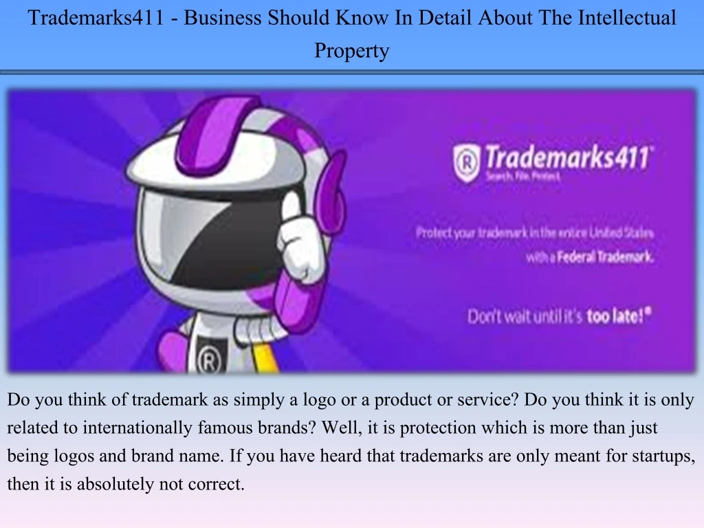 trademarks411 business should know in detail