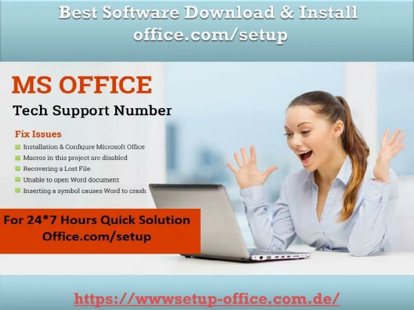 Bester Download und Installation von Office.com/setup