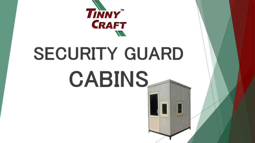 security guard cabins