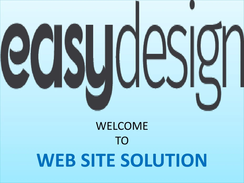 welcome to web site solution