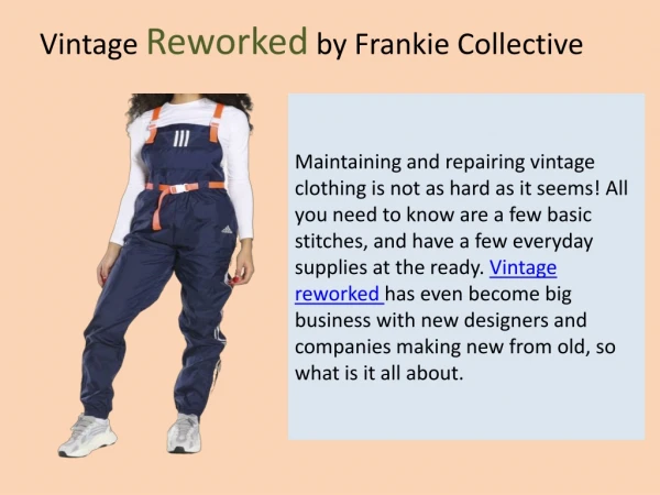 Recycled Clothing by Frankie Collective