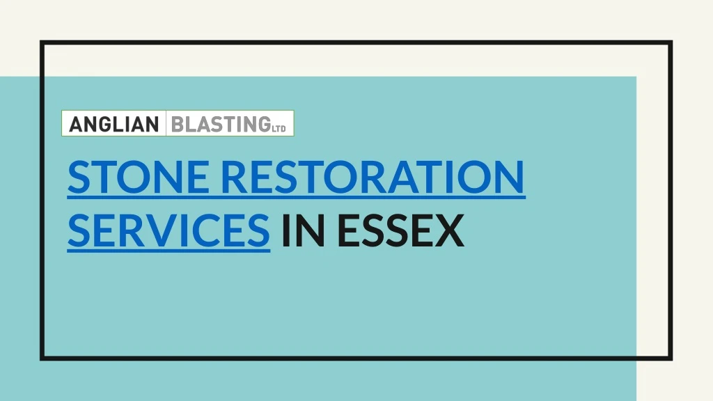 stone restoration services in essex