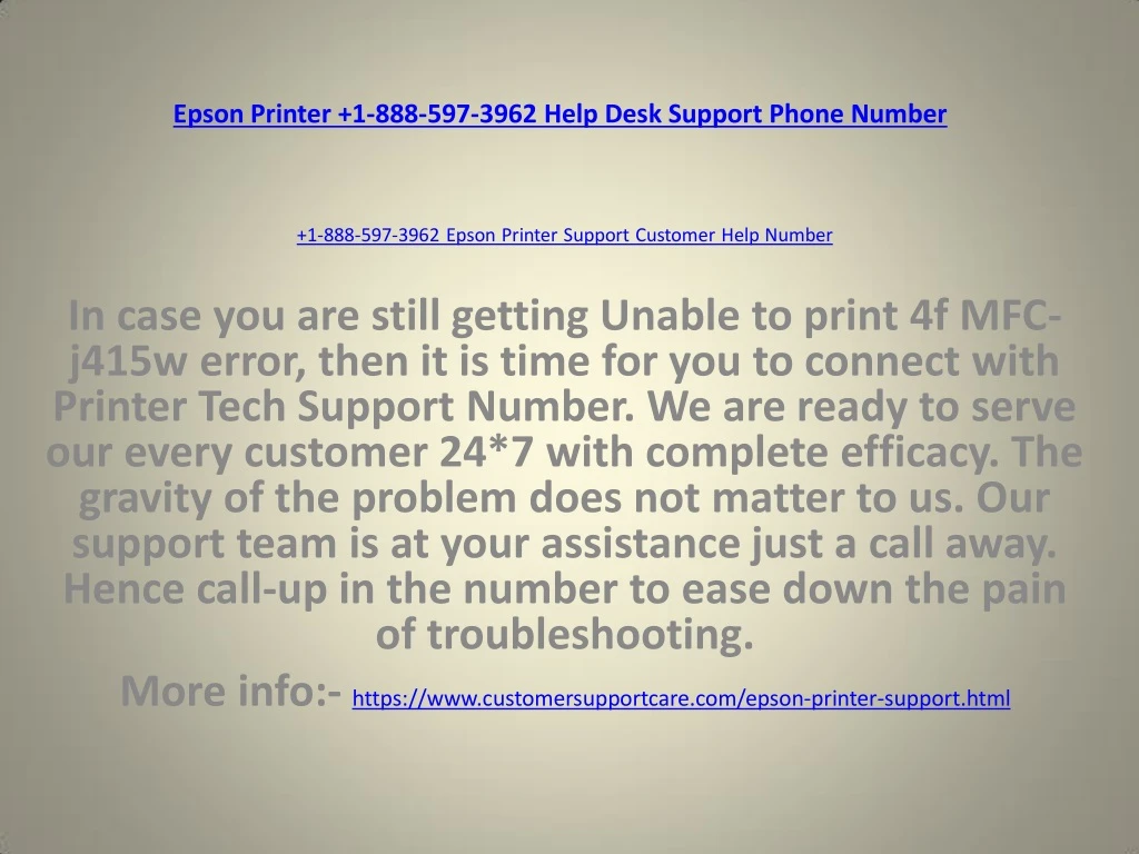 epson printer 1 888 597 3962 help desk support