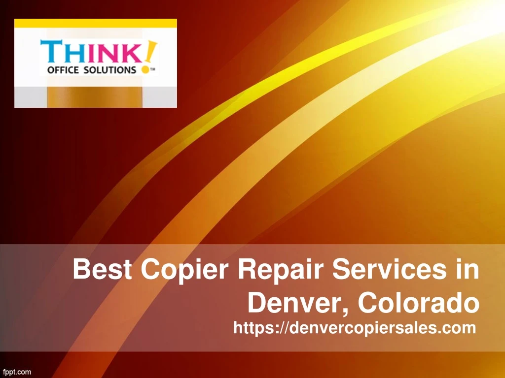 best copier repair services in denver colorado
