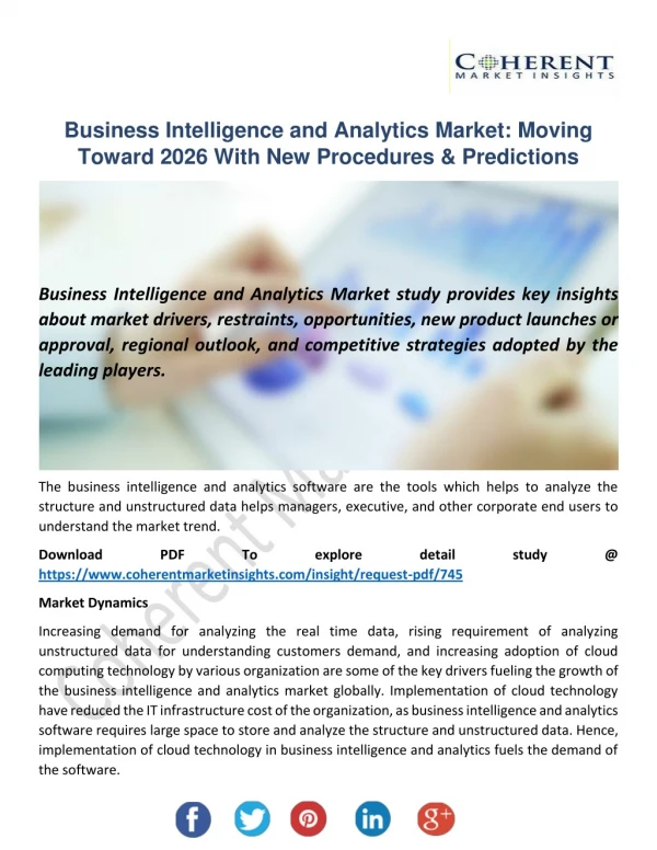 Business Intelligence and Analytics Market Segmentation, Application, Technology & Analysis Report