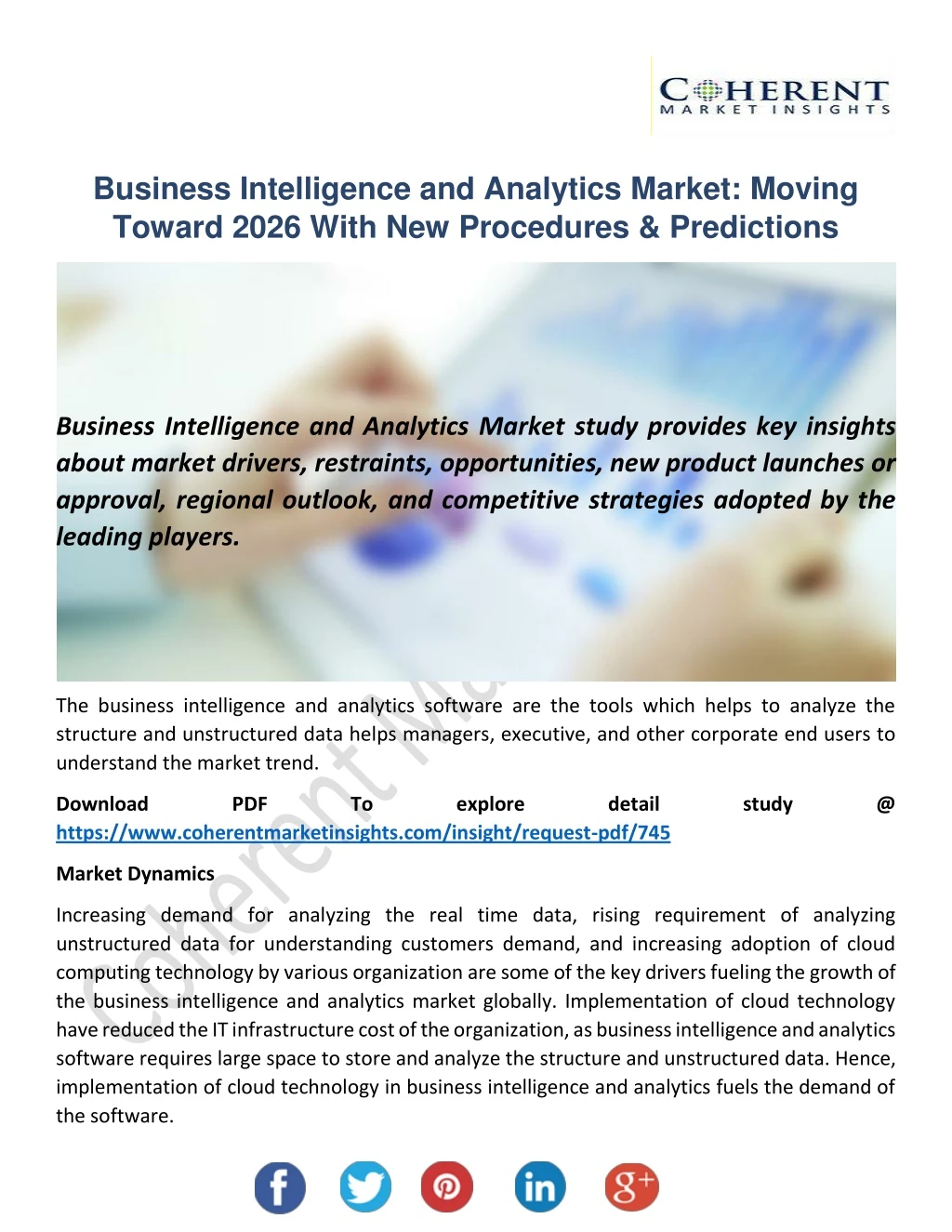 business intelligence and analytics market moving