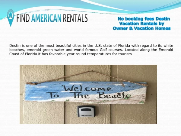 No booking fees Destin Vacation Rentals By Owner & Vacation Homes
