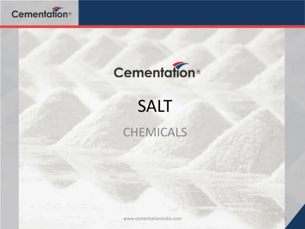 Salt Suppliers in India | Edible Salt Exporters India | Natural Salt Exporters in india - Cementation