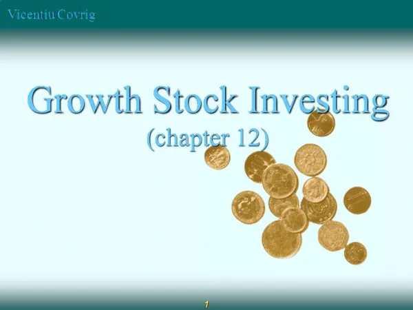 Growth Stock Investing chapter 12