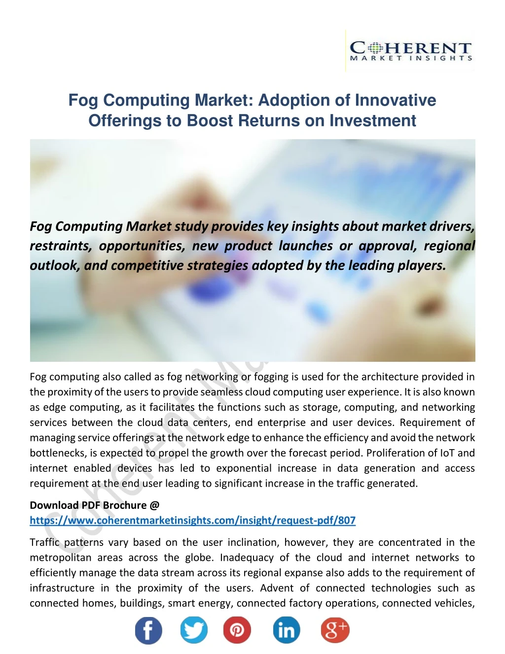 fog computing market adoption of innovative